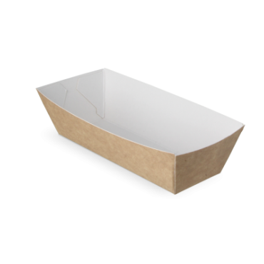 Snackbak Kraft A5 90x70x35mm 100 stuks