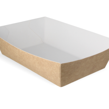 Snackbak Kraft A13 130x77x35mm 50 stuks