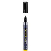 Krijtstift SECURIT SMA-510 platte punt 2-6mm zwart