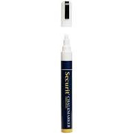 Krijtstift SECURIT SMA-510 platte punt 2-6mm wit