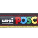 Verfstift Posca PC3M fijn glitter geel