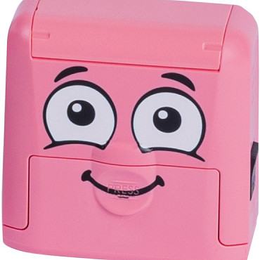 Textielstempel Colop Marky personaliseerbaar roze
