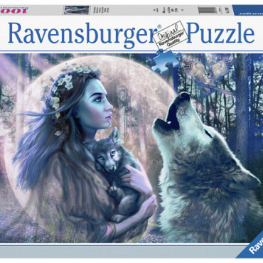 Puzzel Ravensburger Magie van het maanlicht 1000 stukjes