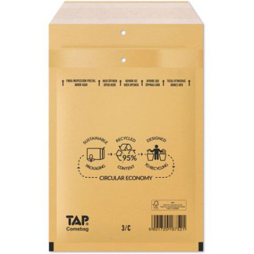 Envelope luchtkussen nr13 170x225mm BRUIN 100stuks