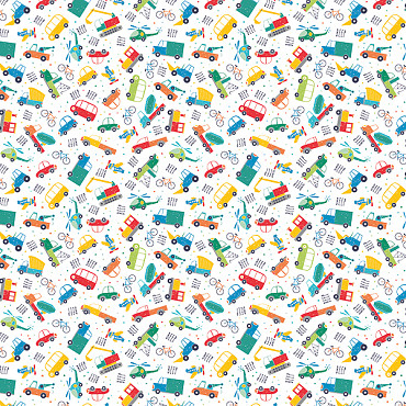 Cadeaupapier 50cm dessin 492 auto's