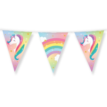 Vlaggenlijn Unicorn folie 10 meter