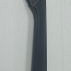 Plastic PP MES 18cm herbruikbaar ZWART 50 stuks