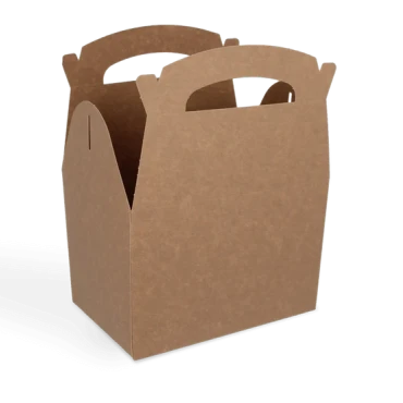 Kids Menuboxen, kraft 110x160x170mm 50 stuks