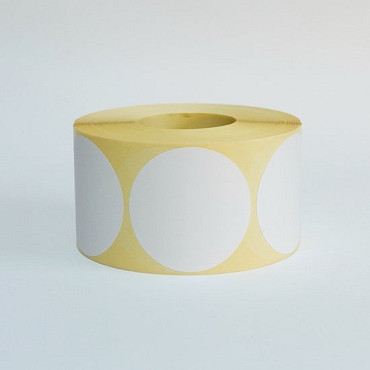 Sluitzegel / sticker / etiket rond 62mm 1000 stuks fluor ORANJE