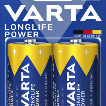 Batterij Varta Longlife Power 2x D