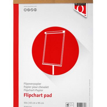 Flipoverpapier Quantore 65x95cm 50vel ongevouwen