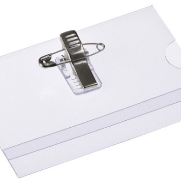 Badge Europel met clip en speld 90x60mm