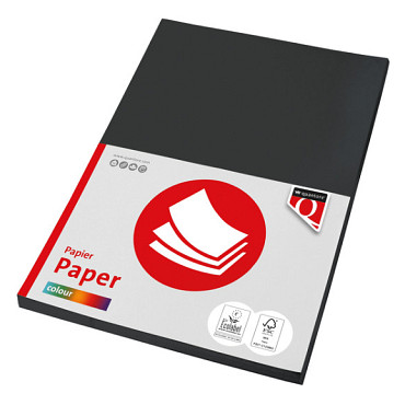 Kopieerpapier Quantore Colour A4 80gr zwart 100 vel