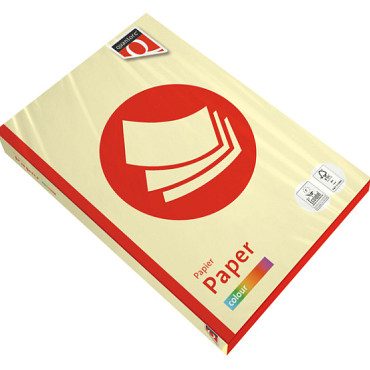 Kopieerpapier Quantore Colour A4 80gr kanariegeel 500 vel