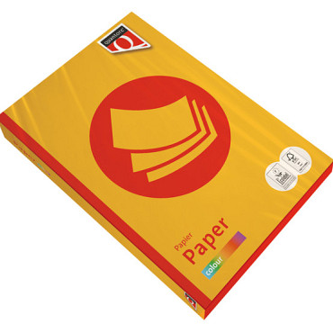 Kopieerpapier Quantore Colour A4 80gr diepgeel 500 vel