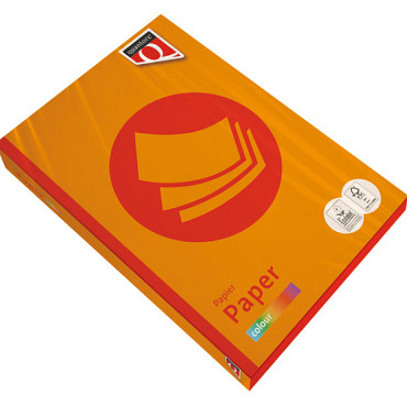 Kopieerpapier Quantore Colour A4 80gr oranje 500 vel