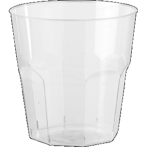 Brasserie glas - wijnglas plastic 160cc / 200cc 12 stuks