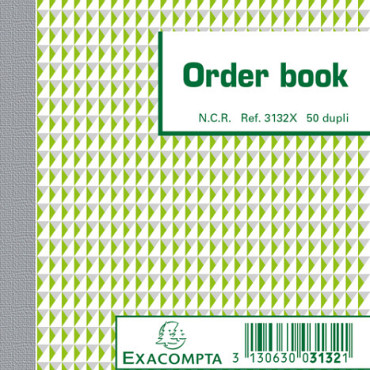 Orderboek Exacompta 135x105mm 50x2vel