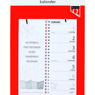 Weekomlegkalender 2026 Quantore