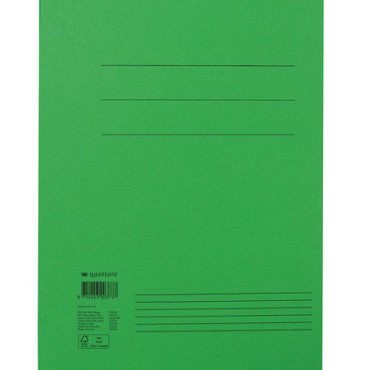 Dossiermap Quantore folio 300gr groen