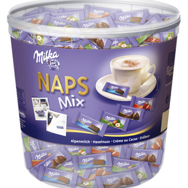 Chocolade Milka Naps mix