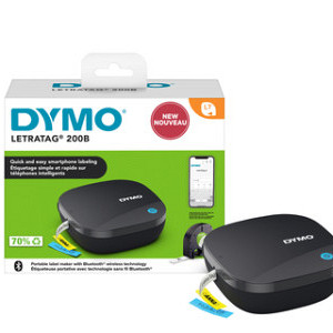 Labelprinter Dymo LetraTag 200B draagbaar bluetooth 12mm zwart