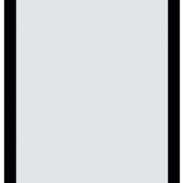 Infokader Nobo zelfklevend A4 zwart 2 stuks