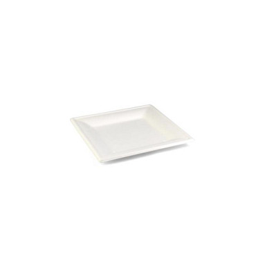 Senza suikerriet bord vierkant 200 x 200 x h16 mm krimp à 40 stuks
