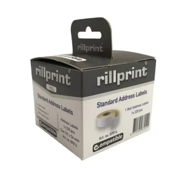 Rillprint Dymo Compatible BadgeLabel 99014 54x101mm