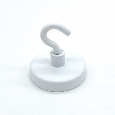 Plafond-magneet met haak wit 16mm 1,5kg