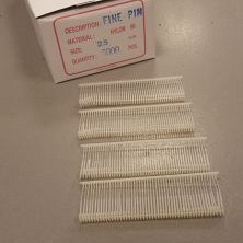 Nylon textielpins 20mm fijn 5000st