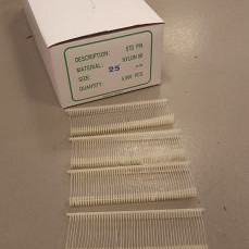 Nylon textielpins 25mm standaard 5000st