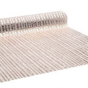 Tafelloper Deco runner Noble ribbon koper 2,5 meter x 28 cm (OP=OP)