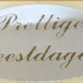 Sticker-prettige feestdagen zilver/zilver ovaal 500 stuks