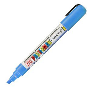 Krijtstift posterman PMA-50 beitelpunt 2-6mm licht blauw