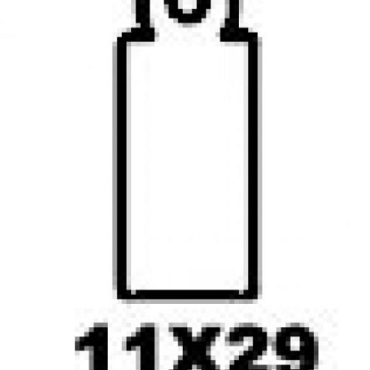 Apli Hangetiket + koord 11x29mm 1000 stuks