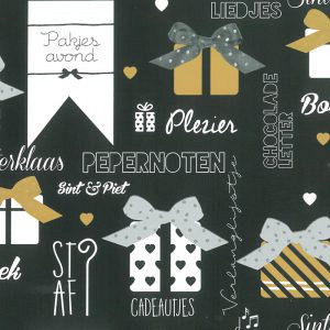 Cadeauzakjes Sint 12x19cm dessin 90039 Pepernoten 200 stuks