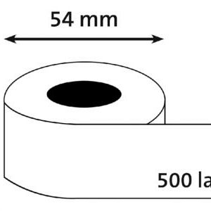 Etiket Dymo 11352 BUDGET labelwriter 54x25mm 500 stuks
