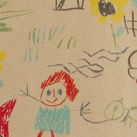 Cadeaupapier 50cm K1150-50 RECYCLED WASCO kids tekeningen