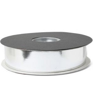 Metallic/Miroir krullint 30mmx100m zilver