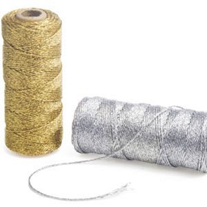 Koord flashy 1,5mm x 25 meter op rol goud