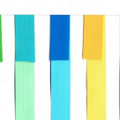 Krullint paperlook 10mm x 250 meter dubbelzijdig kleur 425 zwart en grijs