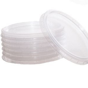 Deksel sausbak pp 50/100cc 50 stuks !!
