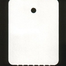 Hangetiket op rol 30x40mm wit 1000 stuks
