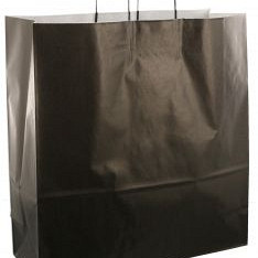 Papieren koordtas 45x17x47cm 50st zwart