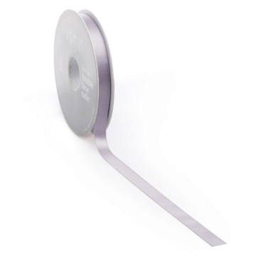 Satijnlint PREMIUM Double face 6mm x 50 meter lavendel