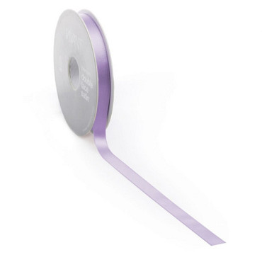 Satijnlint PREMIUM Double face 6mm x 50 meter lila