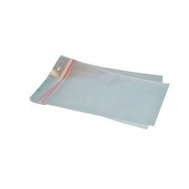 PP Verzendenvelop 258x370mm + 50mm transparant 50 stuks met kleefstrip