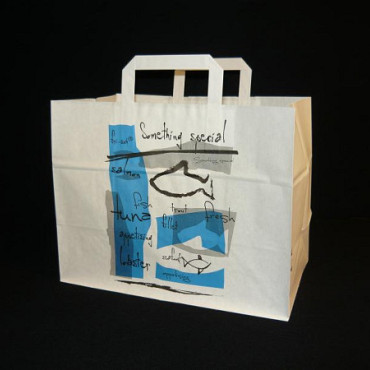 Papieren tas Frisch 32x17x25cm 250st VIS