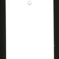 Hangetiket op rol 40x60mm wit onbedrukt 1000 stuks